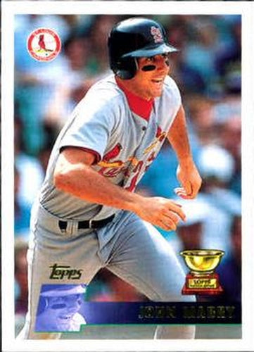 #73 John Mabry - St. Louis Cardinals - 1996 Topps Baseball