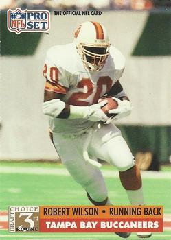 #809 Robert Wilson - Tampa Bay Buccaneers - 1991 Pro Set Football