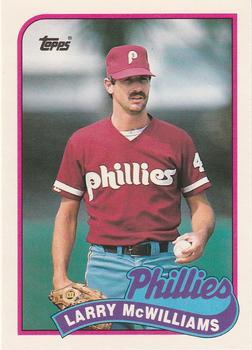 #80T Larry McWilliams - Philadelphia Phillies - 1989 Topps Traded Baseball