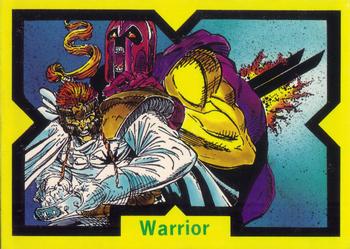#80 Warrior - 1991 Marvel Comic Images X-Force