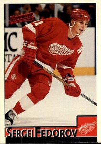#80 Sergei Fedorov - Detroit Red Wings - 1995-96 Bowman Hockey