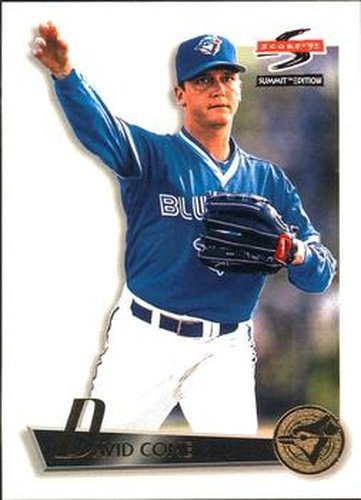 #80 David Cone - Toronto Blue Jays - 1995 Summit Baseball
