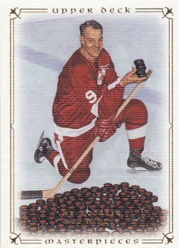 #80 Gordie Howe - Detroit Red Wings - 2008-09 Upper Deck Masterpieces Hockey