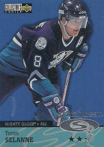 #SQ80 Teemu Selanne - Anaheim Mighty Ducks - 1997-98 Collector's Choice Hockey - StarQuest