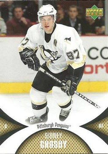 #80 Sidney Crosby - Pittsburgh Penguins - 2006-07 Upper Deck Mini Jersey Hockey