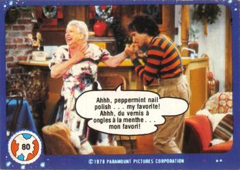 #80 Ahhh, Peppermint Nail Polish... My Favorite! - 1978 O-Pee-Chee Mork & Mindy