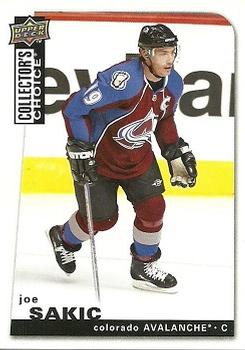 #80 Joe Sakic - Colorado Avalanche - 2008-09 Collector's Choice Hockey