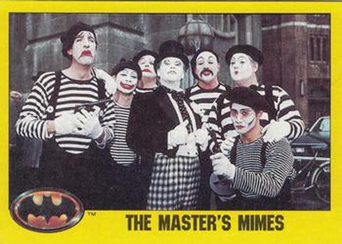 #180 The Master's Mimes - 1989 Topps Batman