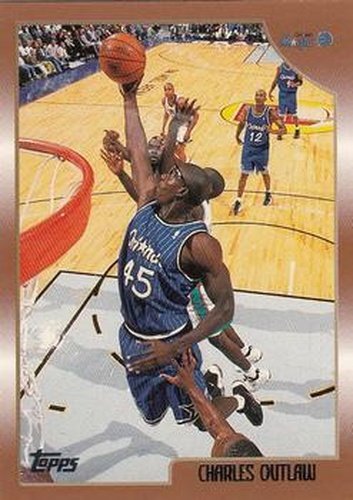#80 Charles Outlaw - Orlando Magic - 1998-99 Topps Basketball