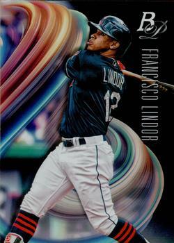 #80 Francisco Lindor - Cleveland Indians - 2018 Bowman Platinum Baseball