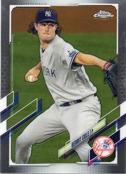 #80 Gerrit Cole - New York Yankees - 2021 Topps Chrome Baseball