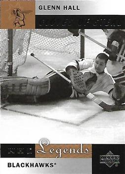 #80 Glenn Hall - Chicago Blackhawks - 2001-02 Upper Deck Legends Hockey