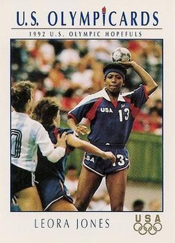 #80 Leora Sam Jones - USA - 1992 Impel U.S. Olympic Hopefuls