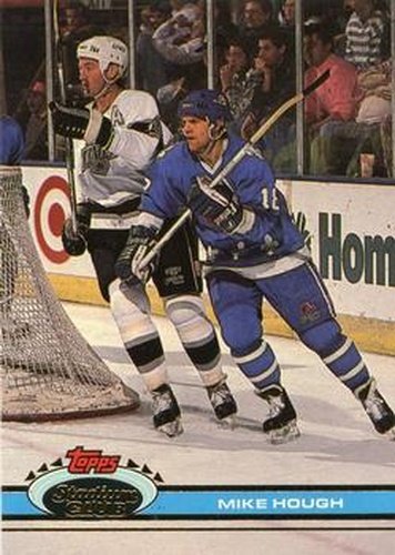 #80 Mike Hough - Quebec Nordiques - 1991-92 Stadium Club Hockey
