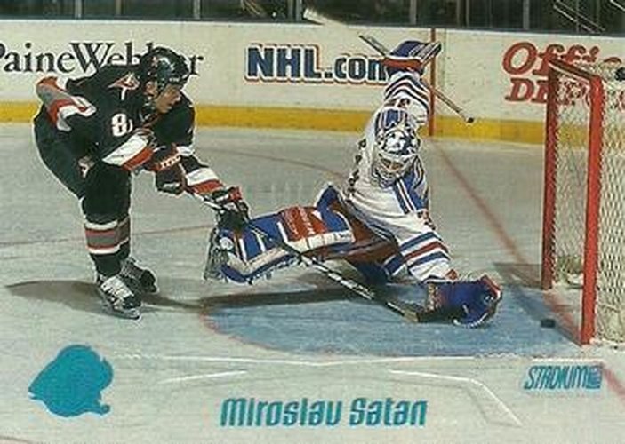 #80 Miroslav Satan - Buffalo Sabres - 1999-00 Stadium Club Hockey