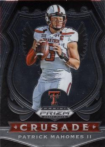 #80 Patrick Mahomes II- Texas Tech Red Raiders - 2020 Panini Prizm Draft Picks Football