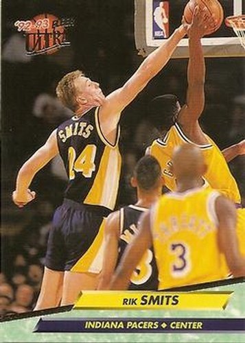 #80 Rik Smits - Indiana Pacers - 1992-93 Ultra Basketball