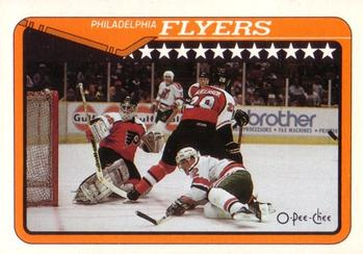 #80 Philadelphia Flyers - Philadelphia Flyers - 1990-91 O-Pee-Chee Hockey