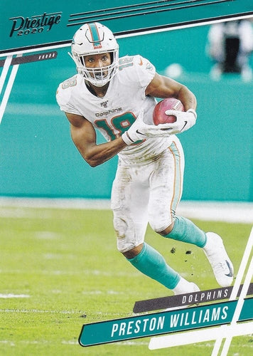 #80 Preston Williams - Miami Dolphins - 2020 Panini Prestige Football
