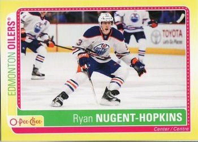 #S-RN Ryan Nugent-Hopkins - Edmonton Oilers - 2013-14 O-Pee-Chee Hockey - Stickers