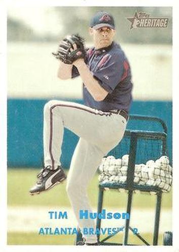 #80b Tim Hudson - Atlanta Braves - 2006 Topps Heritage Baseball