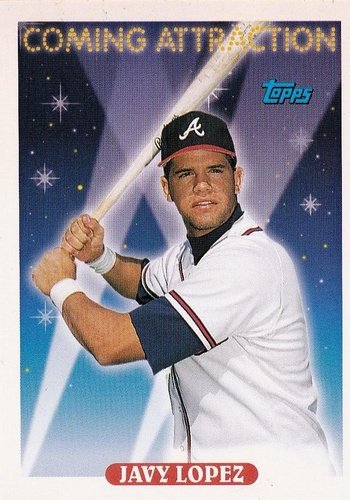 #811 Javy Lopez - Atlanta Braves - 1993 Topps Baseball