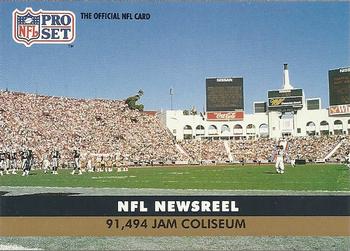#814 Los Angeles Raiders - Los Angeles Raiders - 1991 Pro Set Football