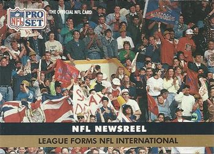 #815 NFL International - - 1991 Pro Set Football