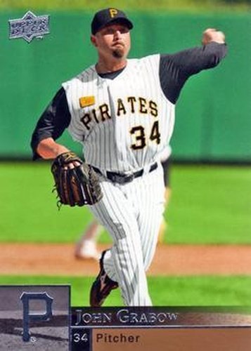 #819 John Grabow - Pittsburgh Pirates - 2009 Upper Deck Baseball