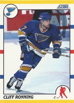 #81T Cliff Ronning - St. Louis Blues - 1990-91 Score Rookie and Traded Hockey