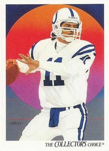 #81 Jeff George - Indianapolis Colts - 1991 Upper Deck Football