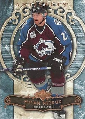 #81 Milan Hejduk - Colorado Avalanche - 2007-08 Upper Deck Artifacts Hockey