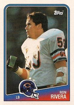 #81 Ron Rivera - Chicago Bears - 1988 Topps Football