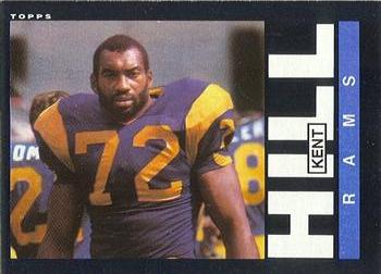 #81 Kent Hill - Los Angeles Rams - 1985 Topps Football