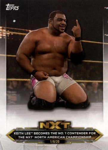 #81 Keith Lee - 2020 Topps WWE NXT Wrestling