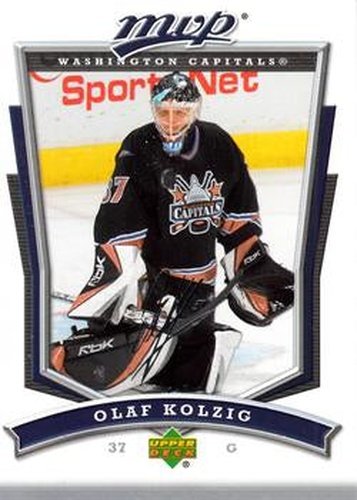 #81 Olaf Kolzig - Washington Capitals - 2007-08 Upper Deck MVP Hockey