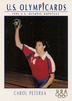 #81 Carol Peterka - USA - 1992 Impel U.S. Olympic Hopefuls