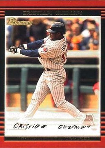 #81 Cristian Guzman - Minnesota Twins - 2002 Bowman Baseball