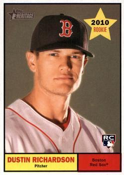 #81 Dustin Richardson - Boston Red Sox - 2010 Topps Heritage Baseball
