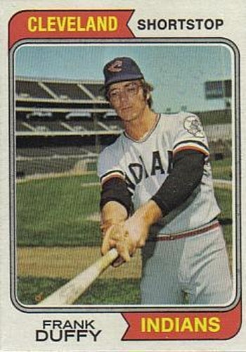 #81 Frank Duffy - Cleveland Indians - 1974 Topps Baseball