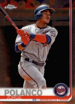 #81 Jorge Polanco - Minnesota Twins - 2019 Topps Chrome Baseball