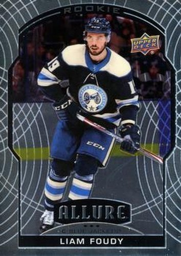 #81 Liam Foudy - Columbus Blue Jackets - 2020-21 Upper Deck Allure Hockey