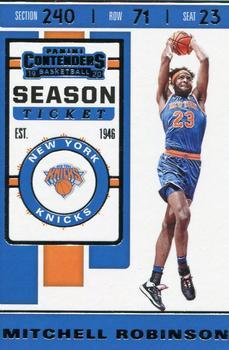 #81 Mitchell Robinson - New York Knicks - 2019-20 Panini Contenders Basketball