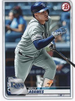 #81 Willy Adames - Tampa Bay Rays - 2020 Bowman Baseball