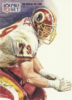#381 Jim Lachey - Washington Redskins - 1991 Pro Set Football