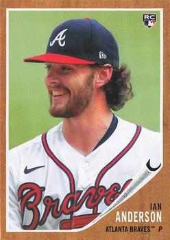 #81 Ian Anderson - Atlanta Braves - 2021 Topps Archives Baseball