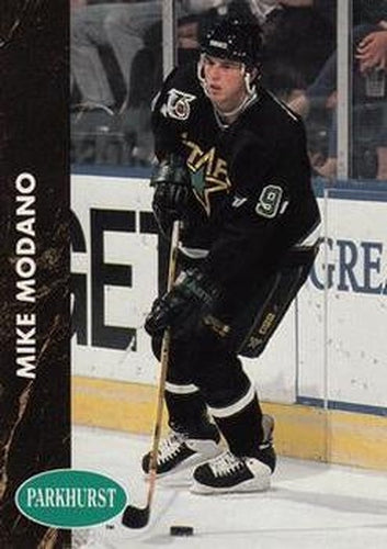 #81 Mike Modano - Minnesota North Stars - 1991-92 Parkhurst Hockey