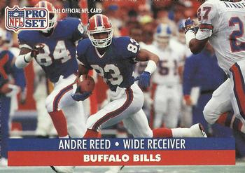 81 Andre Reed - Buffalo Bills - 1991 Pro Set Football – Isolated Cards