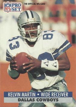 #481 Kelvin Martin - Dallas Cowboys - 1991 Pro Set Football