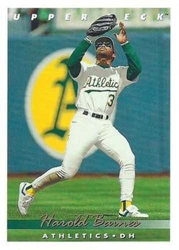 #81 Harold Baines - Oakland Athletics - 1993 Upper Deck Baseball